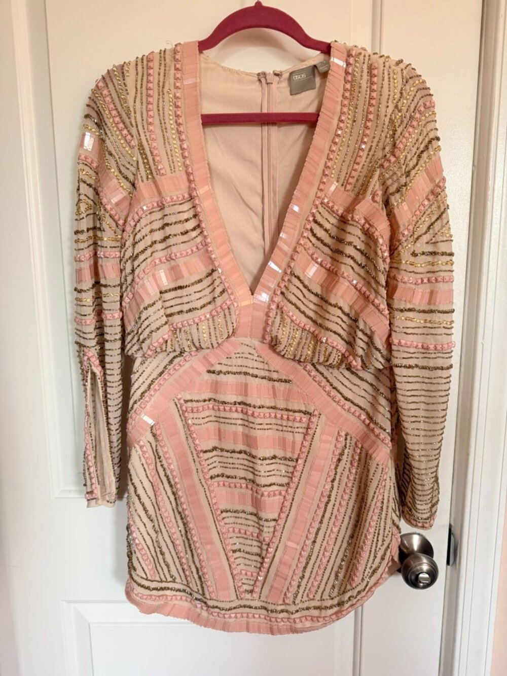 Asos Beaded STUNNER Mini Dress